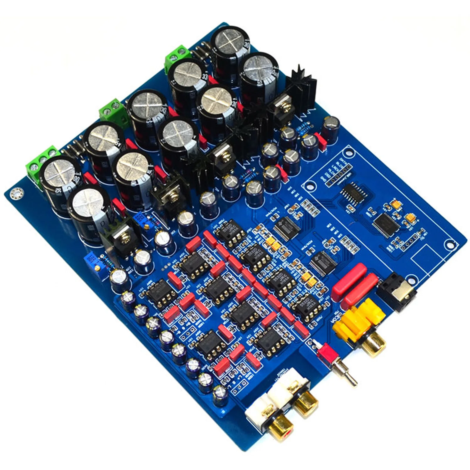 Dual Chip PCM1794+AK4113 PCM1794 AK4113VF JRC5532 NE5534 DAC Decoder Board (Support Fiber Coax USB Input