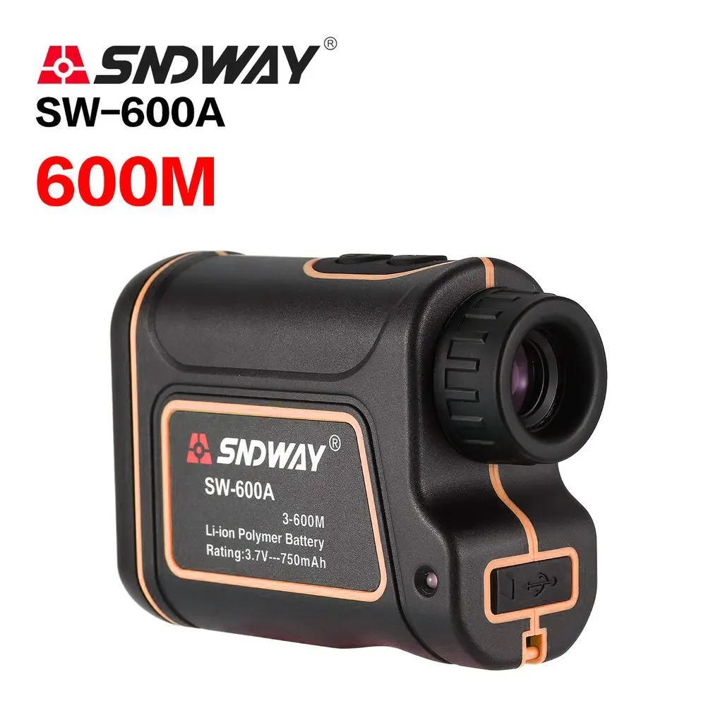 

SNDWAY SW-600A Monocular Telescope Laser Rangefinder 600m Trena Laser Distance Meter Golf Hunting laser Range Finder