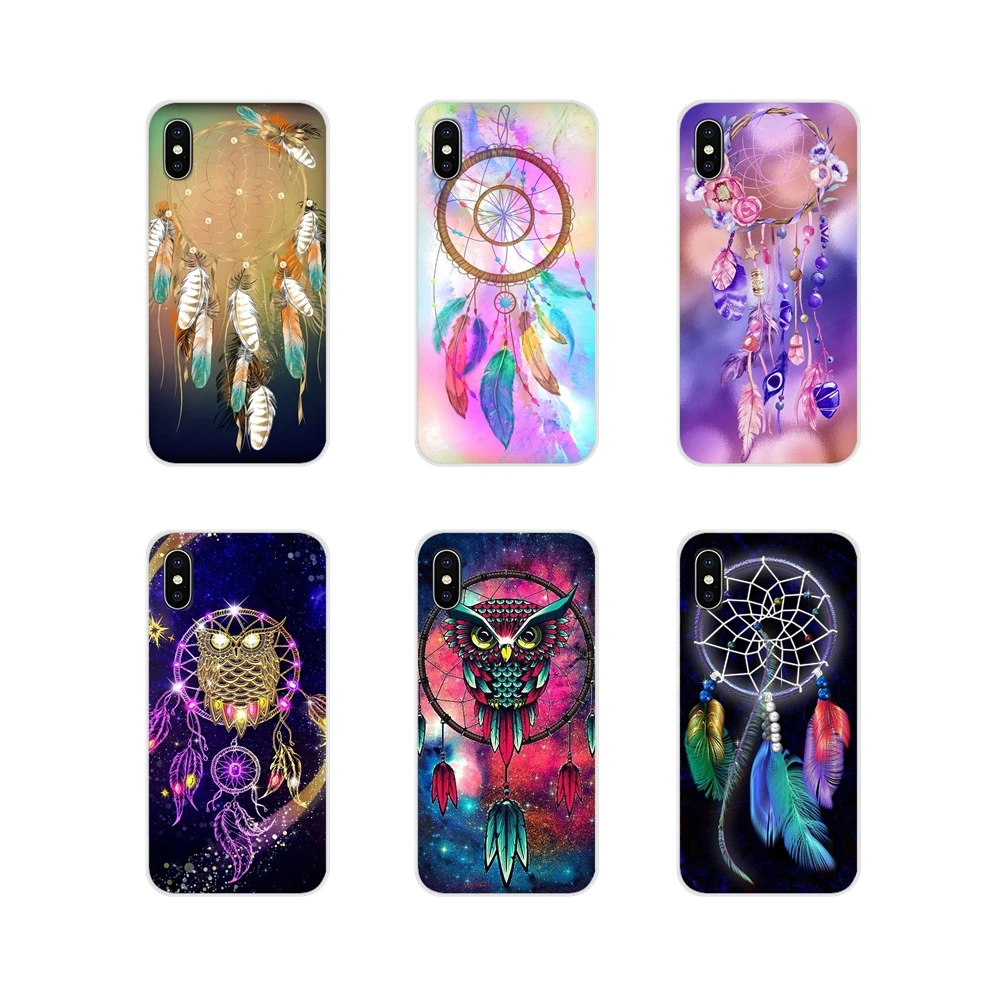 Силиконовые чехлы для Huawei G7 G8 P8 P9 P10 P20 P30 Lite Mini Pro P Smart Plus 2017 2018 2019 перо Ловец снов