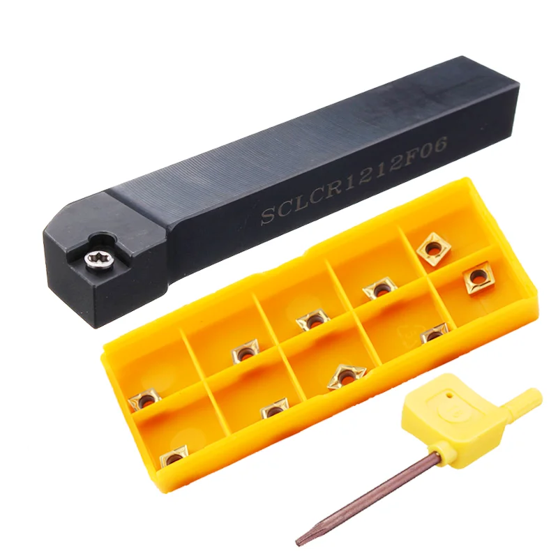 Juego de 5 herramientas de torneado de torno CNC SCLCR juego de herra Juego de 5 herramientas de torneado de torno CNC SCLCR juego de herra