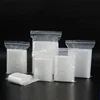 100pcs/lot Thick Transparent Zip lock Bags Clear Ziplock Food package Storage bag Plastic Thick Small Jewelry packing Zip Bags 3