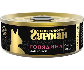 

Quadrupeds quadrupeds GOURMET GOURMET GOLDEN LINE for adult cats with natural beef in jelly 100g