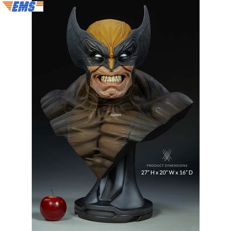 27 "SS 400144 статуя X-men супергерой бюст Росомаха 1/1 голова портрет Мстители GK экшн Коллекционная модель игрушечная коробка 69 см Z2566