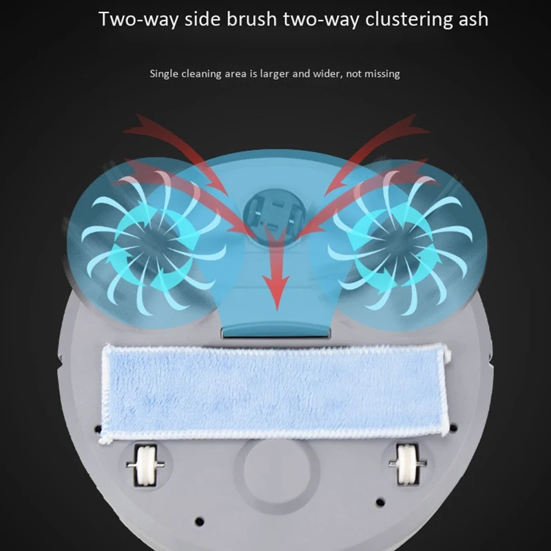 Multifunctional Smart Vacuum Cleaner Robot Sweep Wet Mop Automatic 3-In-1 Recharge Dry Wet Sweeping Vacuum Cleaner
