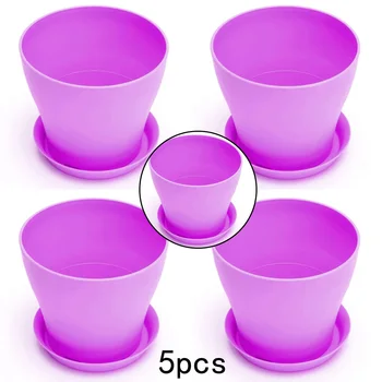 

Resin Flower Pots Outdoor Garden Corrosion resistant Breathable Modern