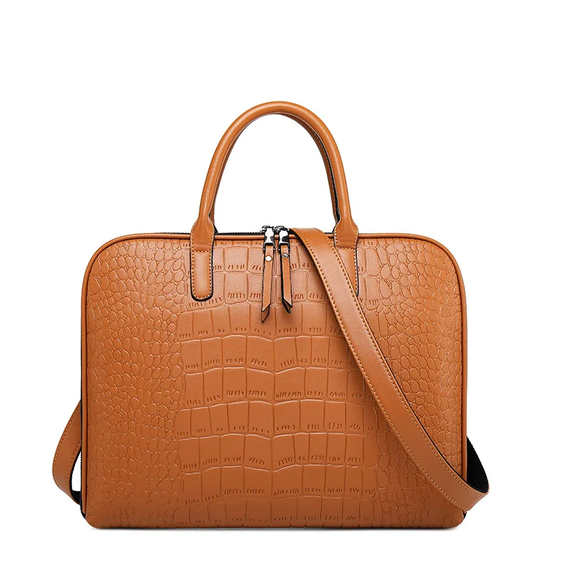 Деловая сумка женский кожаный портфель Bolsos 13 14 15 15,6 дюймов Сумка для ноутбука кожаная для женщин сумки-мессенджеры Женские портфели