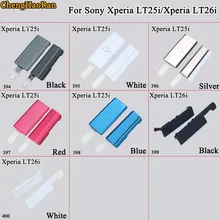 ChengHaoRan микро CD USB порт для зарядки пылезащитный чехол для sony Xperia LT25i Xperia LT26i пылезащитный Разъем sim-карты