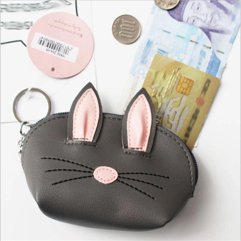 Милые кошельки для монет, женские кошельки, кошелек для девушек, дамские сумочки с героями мультфильмов Kawaii, детские маленькие монетки, держатель для ключей, карт, сумки для денег
