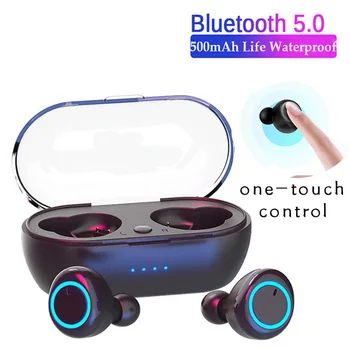 

TWS W12 Wireless Earbuds Portable Bluetooth Earphones Touch Control Headset Gaming Headphones with Power Bank fone de ouvido