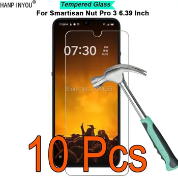 Перейти на Алиэкспресс и купить 10 шт./лот для Smartisan Nut Pro 3 Pro3 6,39 дюйм9 H твердость 2.5D ультратонкая закаленная Защитная стеклянная пленка для экрана