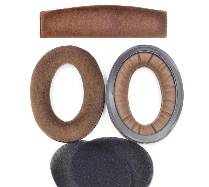 Combination 1(brown) ABDO Запасные подушечки для наушников колодки пенные подушки Запасные насадки для ремонта для Sennheiser HD515 HD555 HD595 HD598 HD558 PC360 наушники - Цвет: Combination 1(brown)