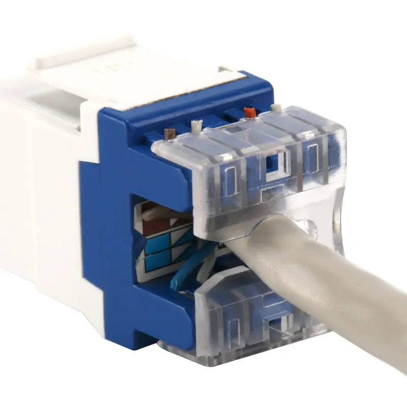 10 шт./25 шт. без инструментов CAT5E CAT6 UTP сетевой модуль RJ45 разъем информации розетка компьютерная Розетка Кабель адаптер Keystone