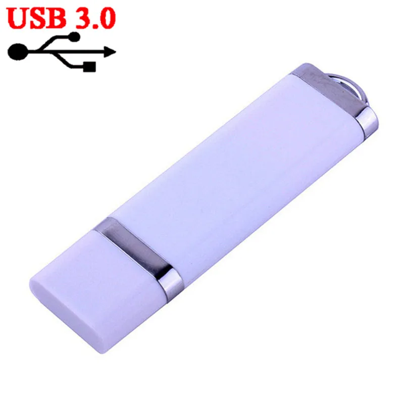 JASTER USB 3.0 plastic lighter shape black usb flash drive red Memory stick pen drive green pendrive 4GB 8GB 16GB 32GB 64GB gift - Цвет: White
