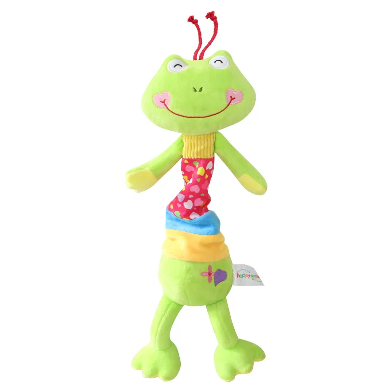 Happy monkey игрушки для младенцев детская коляска игрушка-брелок животное погремушка животное плюшевая погремушка кровать колокольчик