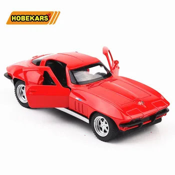 

Diecast Model Muscle Car Corvet 1:32 Metal Alloy High Simulation Cars Lights Boys Toys Vehicles Gifts For Kids Children
