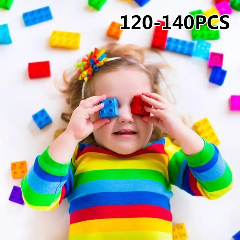 

144 Pcs Building Blocks Bricks Children Kids Educational Puzzle Toy Xmas Gift