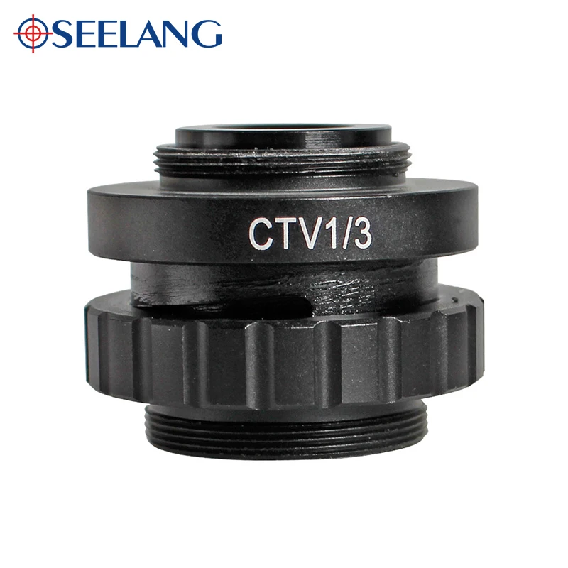 CTV 0 5 Lens1/2 1/3 адаптер для тринокулярного Стерео Зум микроскопа камера microscopio