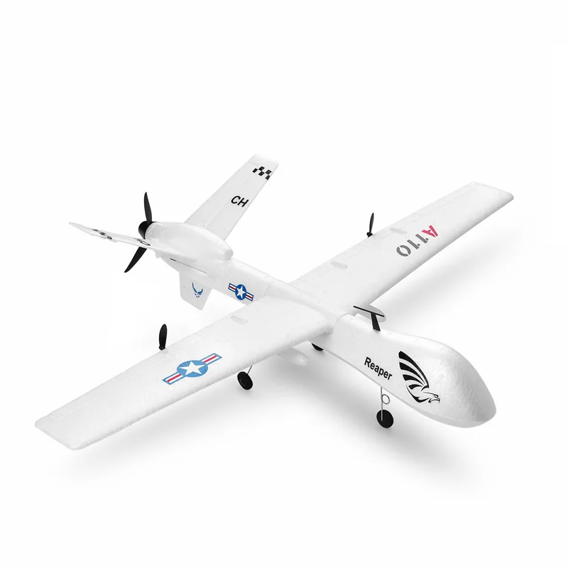

Weili XK A110-Predator MQ-9 Three-Channel Fixed-Wing Remote Control Glider DIY Assembled Airplane Model Toy
