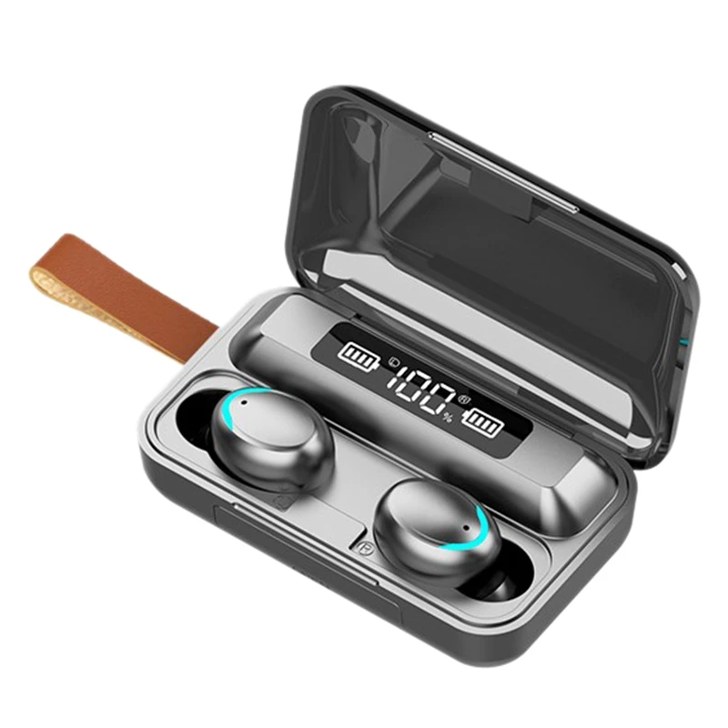 New F9 7 Bluetooth Headset TWS Wireless Earbuds Dual Stereo Surround HIFI Earphone Running Sport Bluetooth Headphones