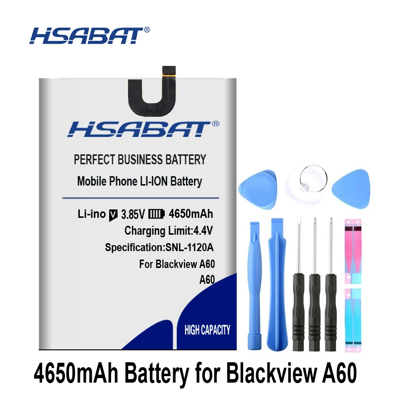 Аккумулятор HSABAT 4650mAh для аккумуляторов Blackview A60