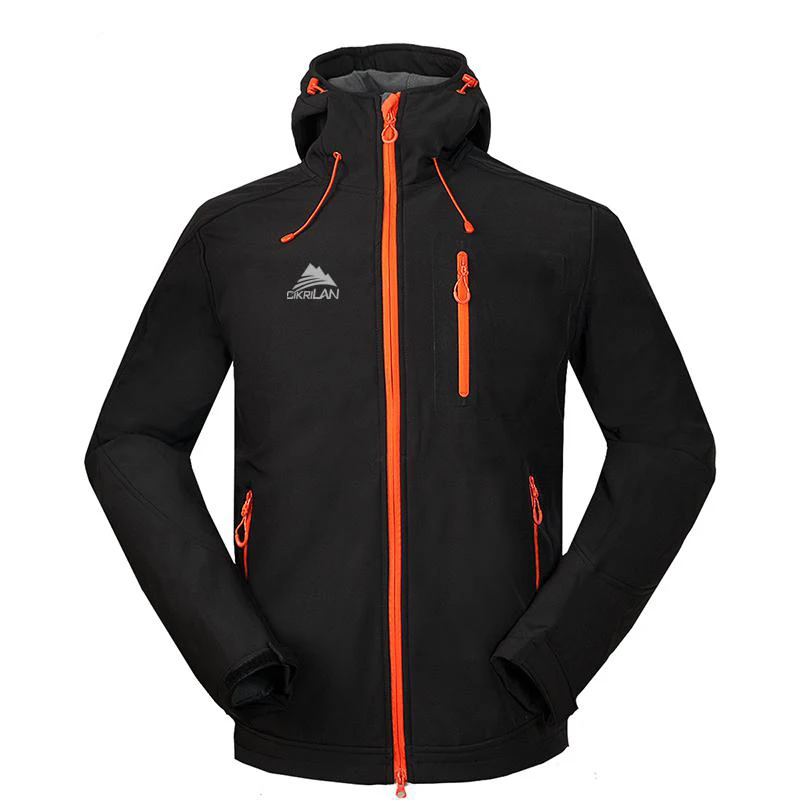 

Men Winter Waterproof Jacket Warm and Windproof Fleece Soft Shell Charge Jacket Outdoor Travel Outing Camping Hiking Jackets