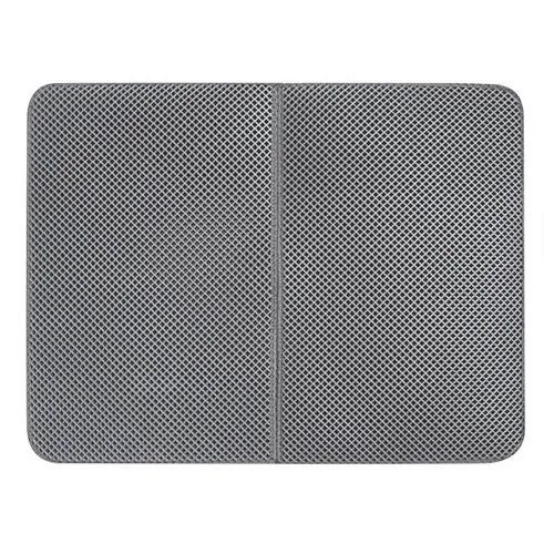 litter Mat Gray Cat Litter Trapper Litter Mat Clean Cat Mat with Water Proof Layer - Color: litter Mat Gray