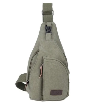 

Men's Shoulder Bag Sling Chest Pack Canvas Charging Sports Crossbody Handbags For Men 2020