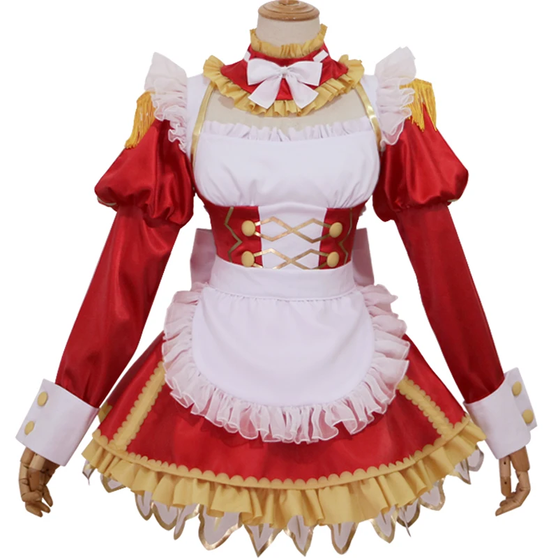 Косплей Аниме Fate extella Nero красный Император одежда косплей костюм женский сладкий Лолита платье Вечерние наряд горничной