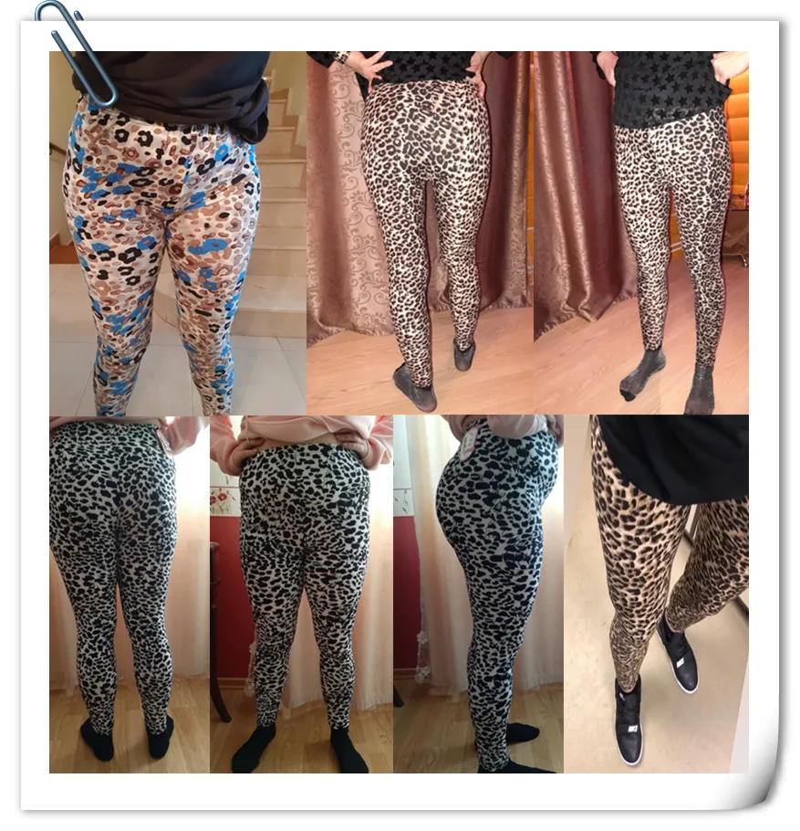 YRRETY Leggings Leopard Women Leopard Print Leggings Spring And Autumn High Elasticity Pant Leggins High Waist Elastic Legging