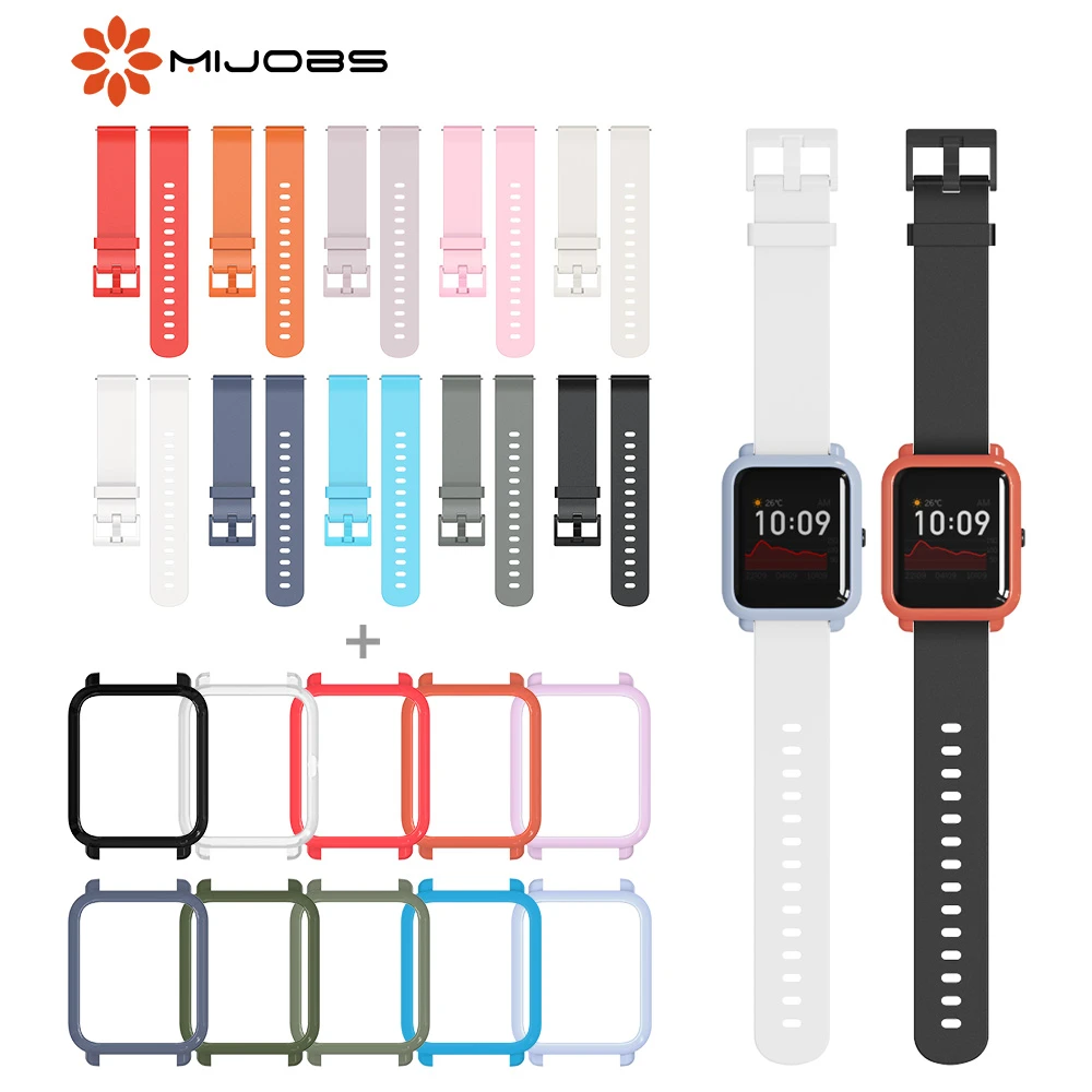 Correa de muñeca para Amazfit Bip GTS, pulsera deportiva para Xiaomi Huami Amazfit Bip, protectora, parachoques de AliExpress