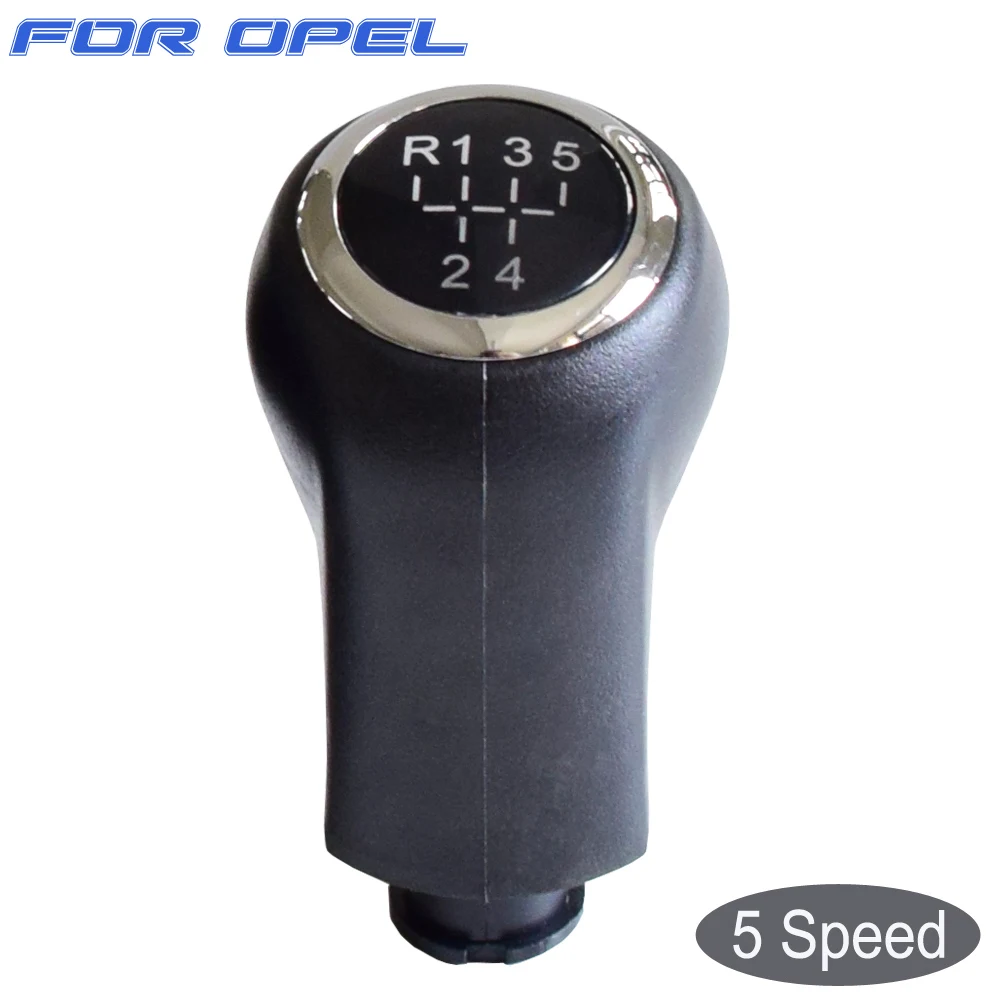 Автомобильные аксессуары ручка переключения передач для VAUXHALL OPEL ASTRA H III 05-10/CORSA D 05-10/ZAFIRA B 05-08 ручной 5/6 скорости - Название цвета: Черный