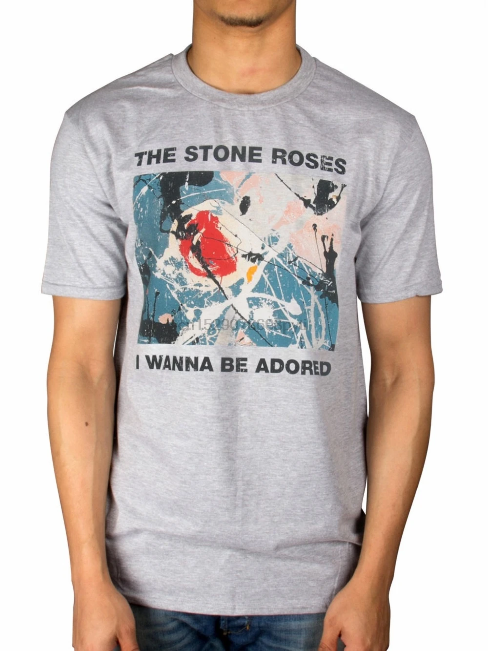 Official The Stone Roses Wanna Be Adored T Shirt Grey Begging You Second Coming T Shirts Aliexpress