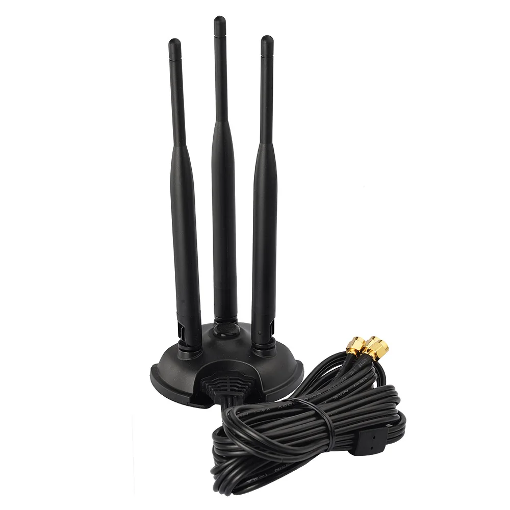 Superbat Dual Band 2 4 ГГц 5 8 магнитное основание антенна Wi Fi RP SMA для Беспроводной