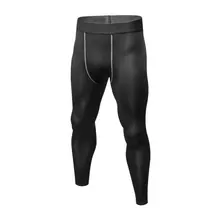 Колготки спортивные брюки мужские зимние компрессионные с бархатом брюки для бодибилдинга быстросохнущие беговые обтягивающие леггинсы