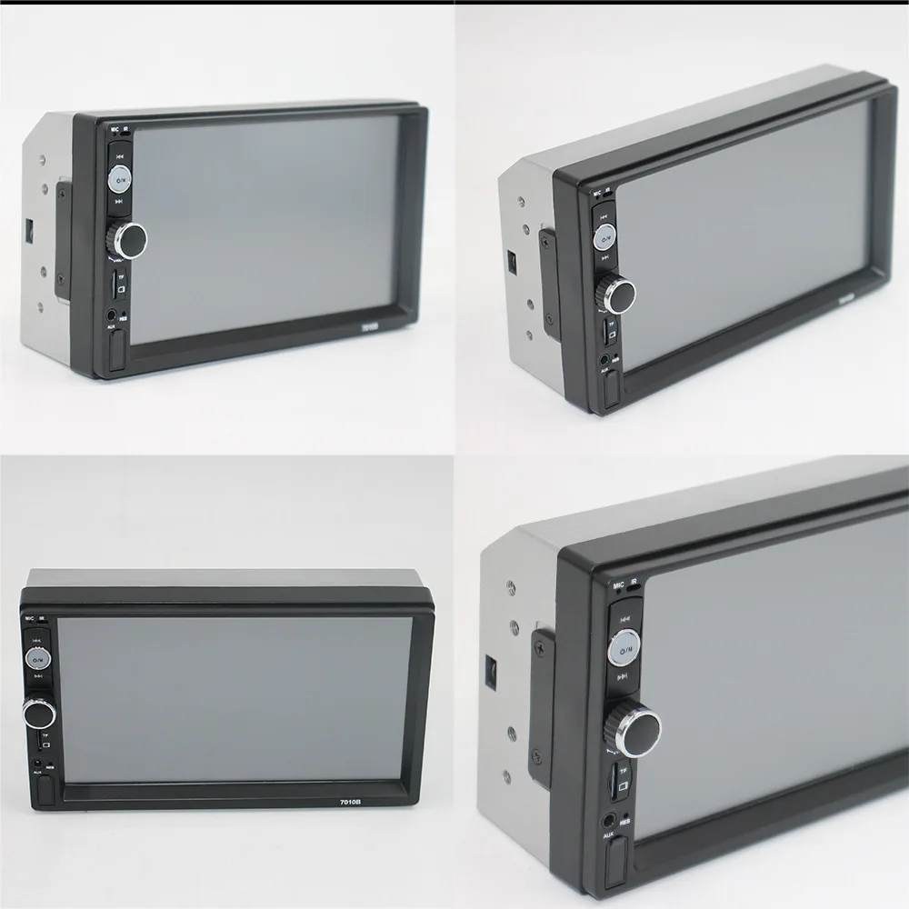 2 Din автомобильное радио HD 7 "сенсорный экран стерео Bluetooth FM ISO Power SD USB Aux вход Mp5