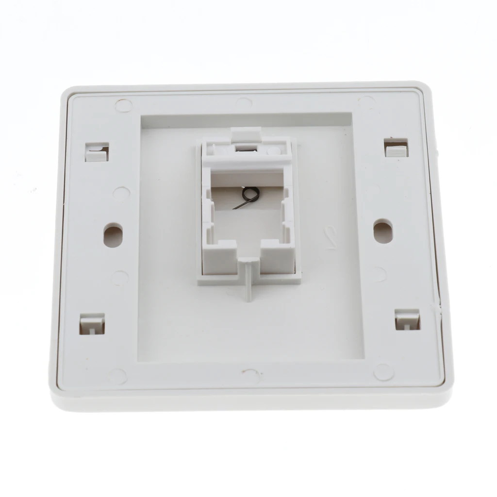 Quad Data Wall Outlet 1 Port RJ45 Network Ethernet / RJ11 Wall Plate Socket