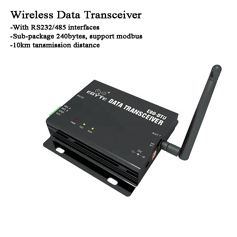 10kmWirelessDataTransceiverRS485RS232LoraGatewayModbuslongdistance868MHzforSignal