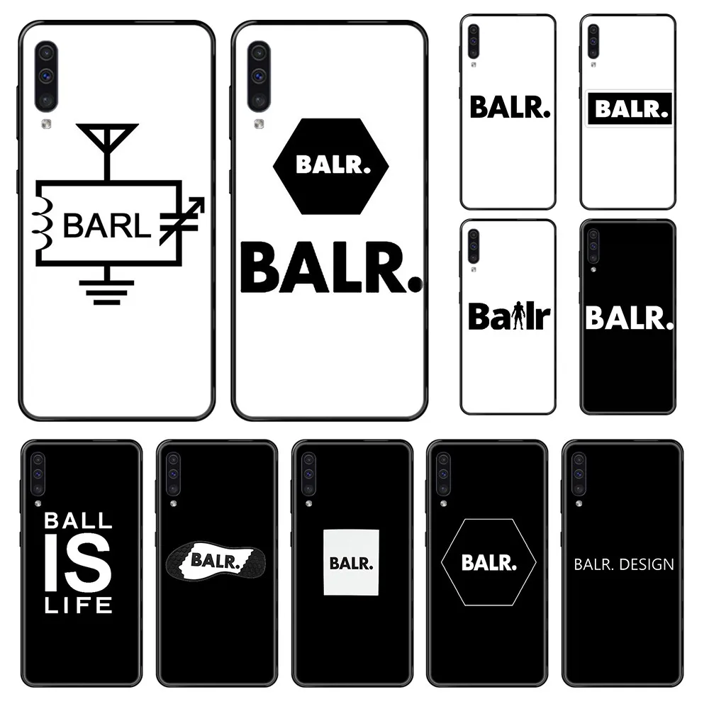 

Netherlands brand Balr. 3D Etui hoesjes black Phone case For Samsung Galaxy A 3 5 6 7 8 20 40 50 70 71 E S Plus 2016 2017 2018