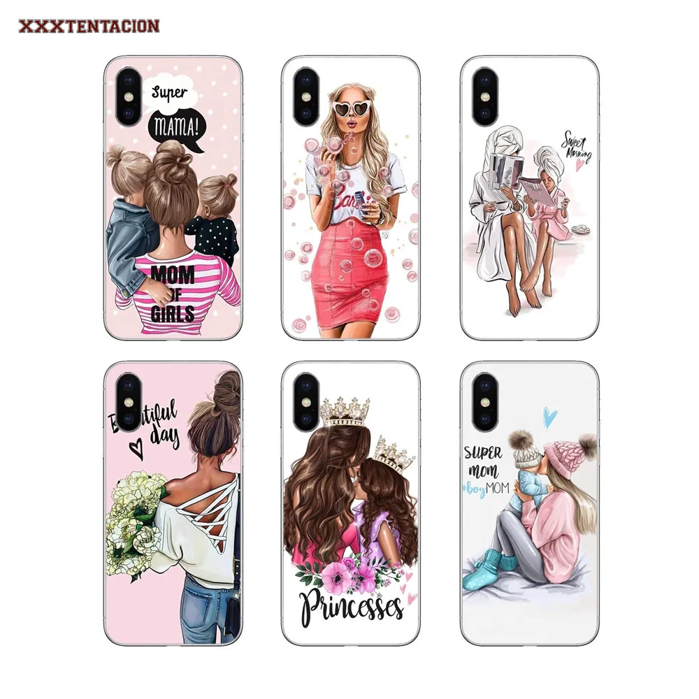 Для Huawei P Smart 2019 G7 G8 P7 P8 P10 Plus P20 P30 Pro P9 Lite Mini 2017 прозрачный чехол из ТПУ с коричневыми