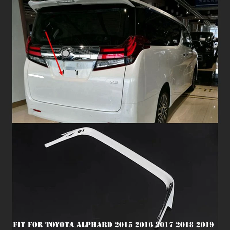 Аксессуары для автомобиля Toyota Alphard 2015 2016 2017 2018 2019 наклейка на заднюю номерную раму