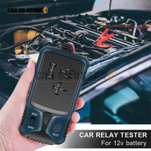 

12V Car Relay Tester Electronic Automotive Relay Tester Universal For Auto Battery Checker Alternator Analyzer Diagnostic Tool