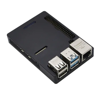 

Aluminum Alloy Ultra Thin Accessory Durable Microcomputer Shell Case Replacement Box Easy Use Heat Sink For Raspberry Pi 4B