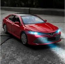 Camry – modèle de voiture à retrait en alliage 1:32, conception à 6 portes, jouets sonores et lumineux simulés, livraison gratuite