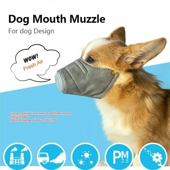 

3pcs/set Pet Dog Mouth Muzzle Anti Bark Bite Adjustable Breathable Dog Training Muzzle Safe And Anti-dust Dog Mouth Muzzle Hot