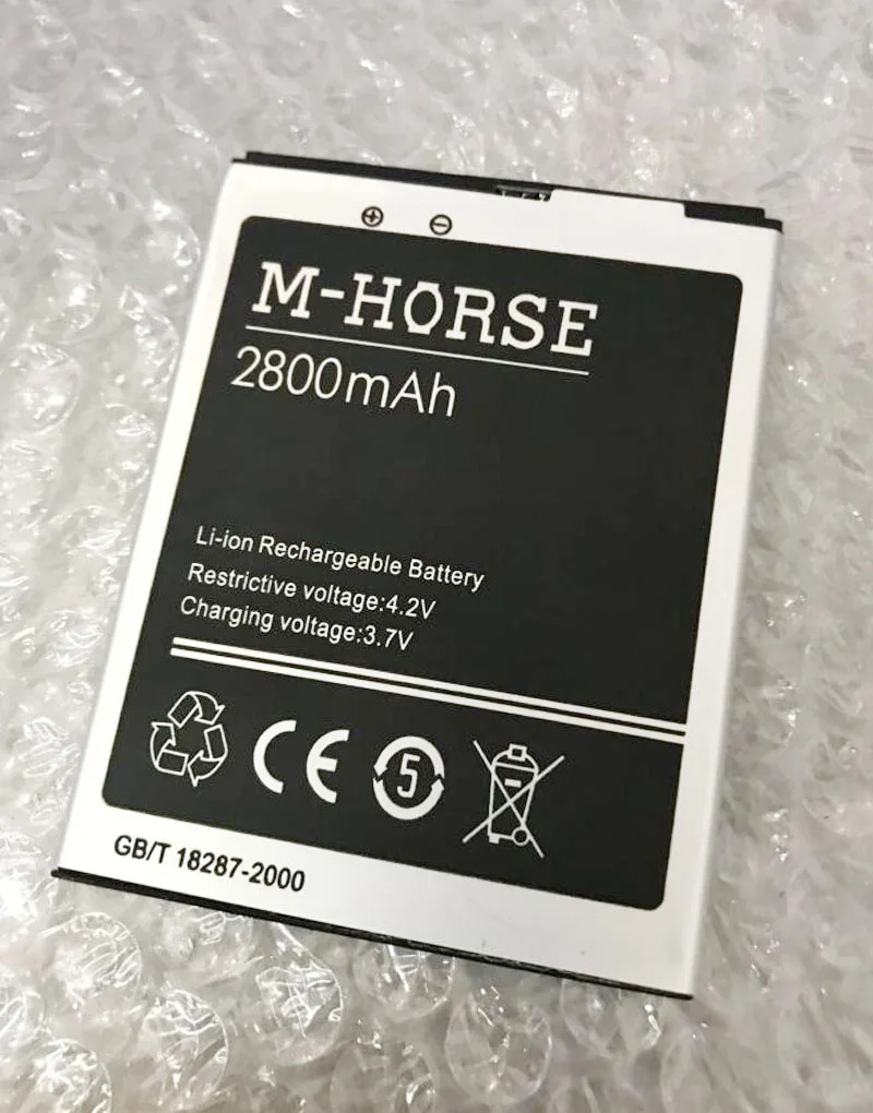 3,7 V 2800mAh смартфон M-Horse батарея