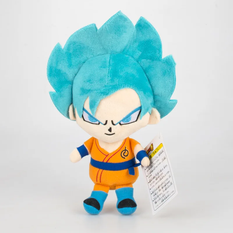 6 шт./лот аниме Dragon ball Z Супер Saiyan Вегета ГОКу Буу пикколо плюшевые подвесные игрушки 18 см мягкие куклы подарок