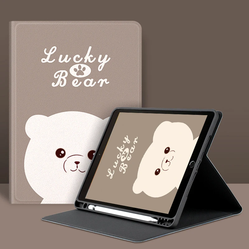 

For iPad air 9.7-inch protective cover with pencil cover smart sleep wake PU leather stand cover for iPad air cover