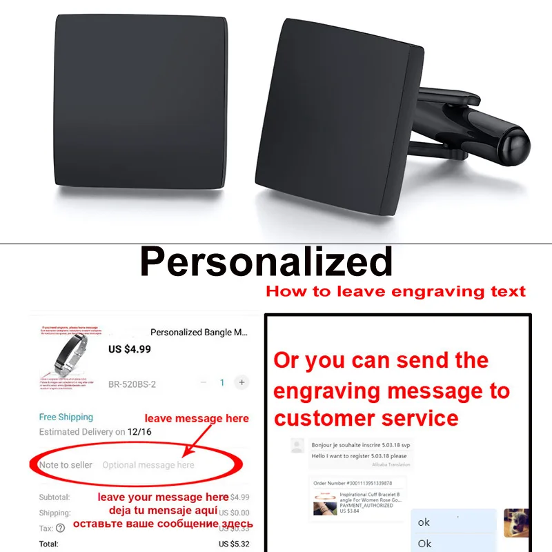 Engrave Square Black