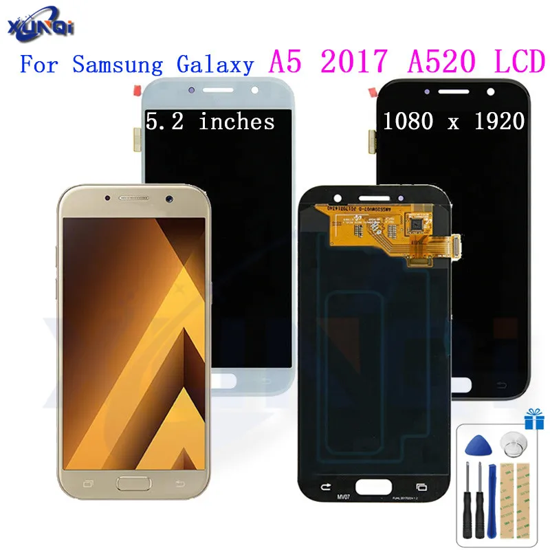 

For Samsung galaxy A5 2017 A520 SM-A520F LCD Display Panel Module + Touch Screen Digitizer Sensor Assembly