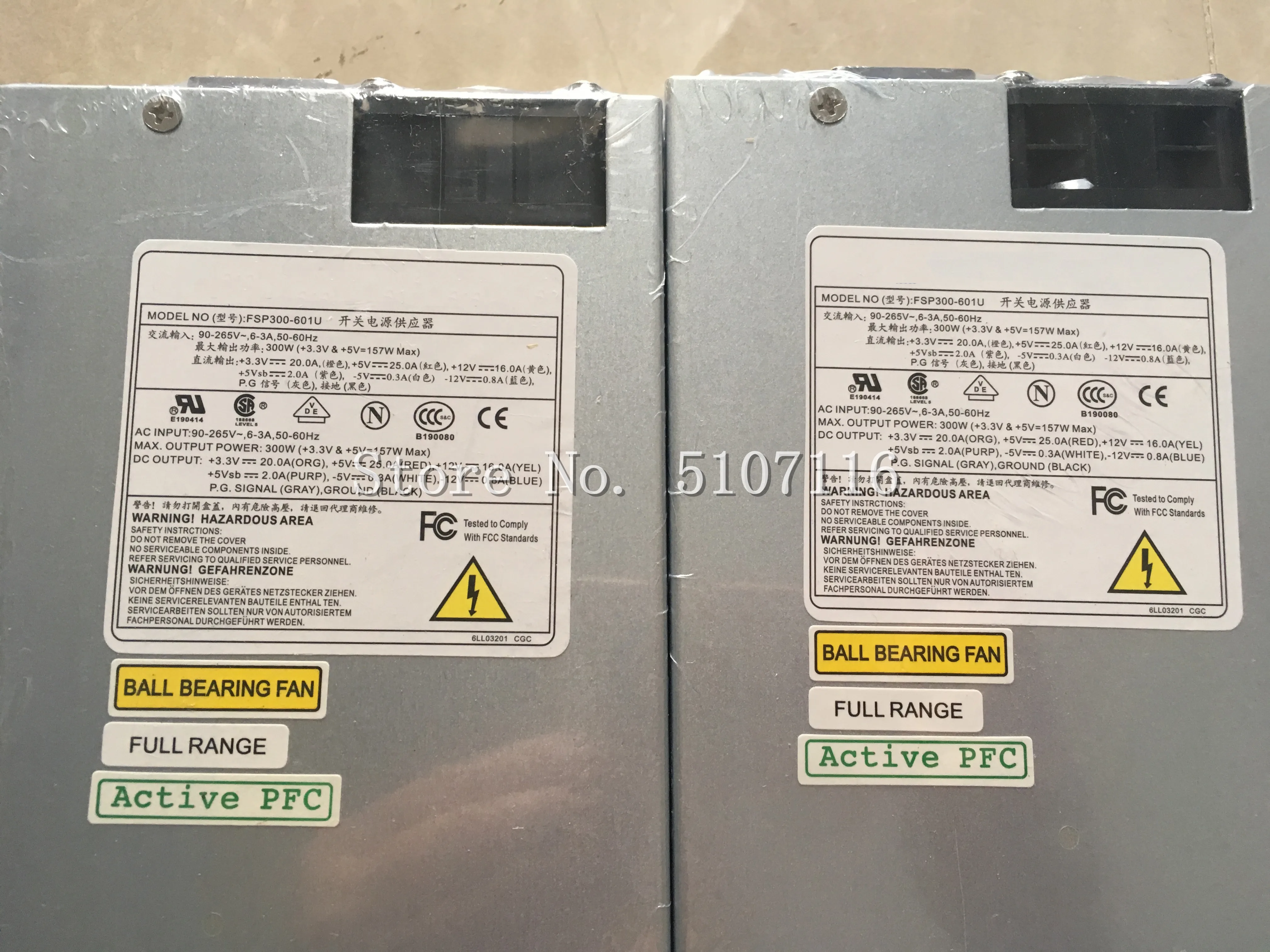 Для SPI FSP300-601U 300 Вт блок питания будет полностью протестирован перед отправкой